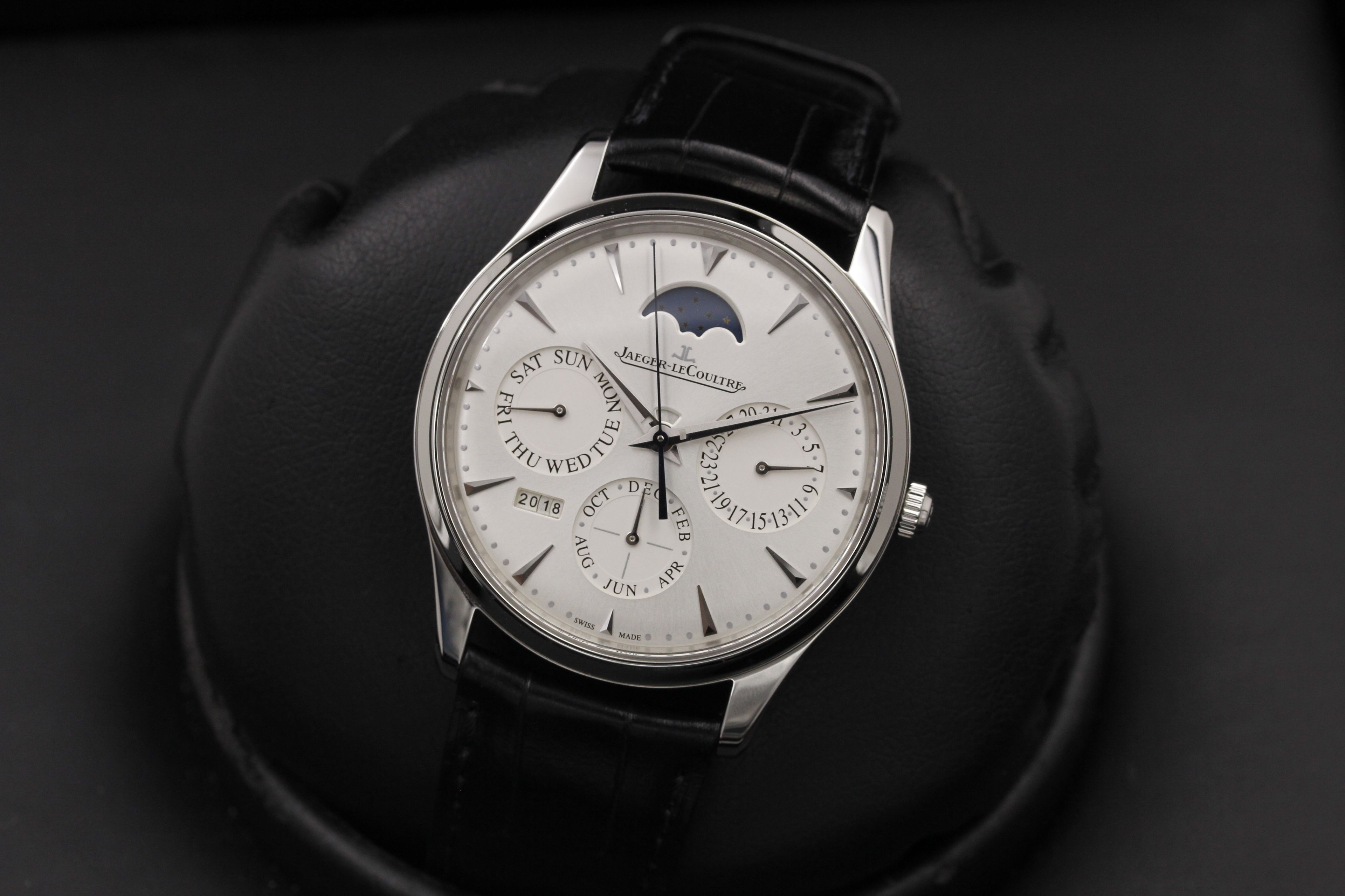 Jaeger Lecoultre Master Ultra Thin Perpetual Q130842j Stainless Steel