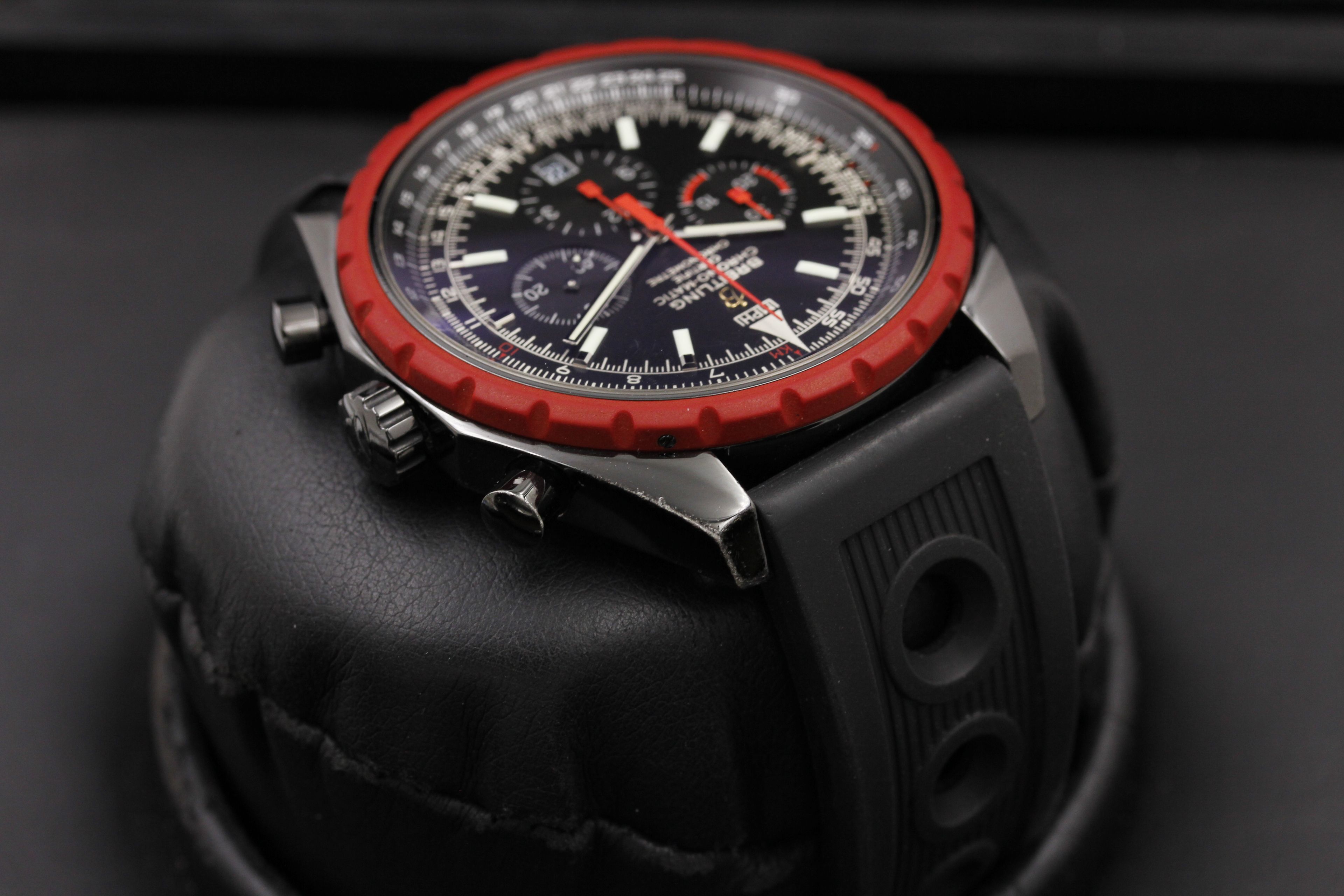FSOT: Breitling Chrono-matic - Limited Edition - PVD - Black & Red ...