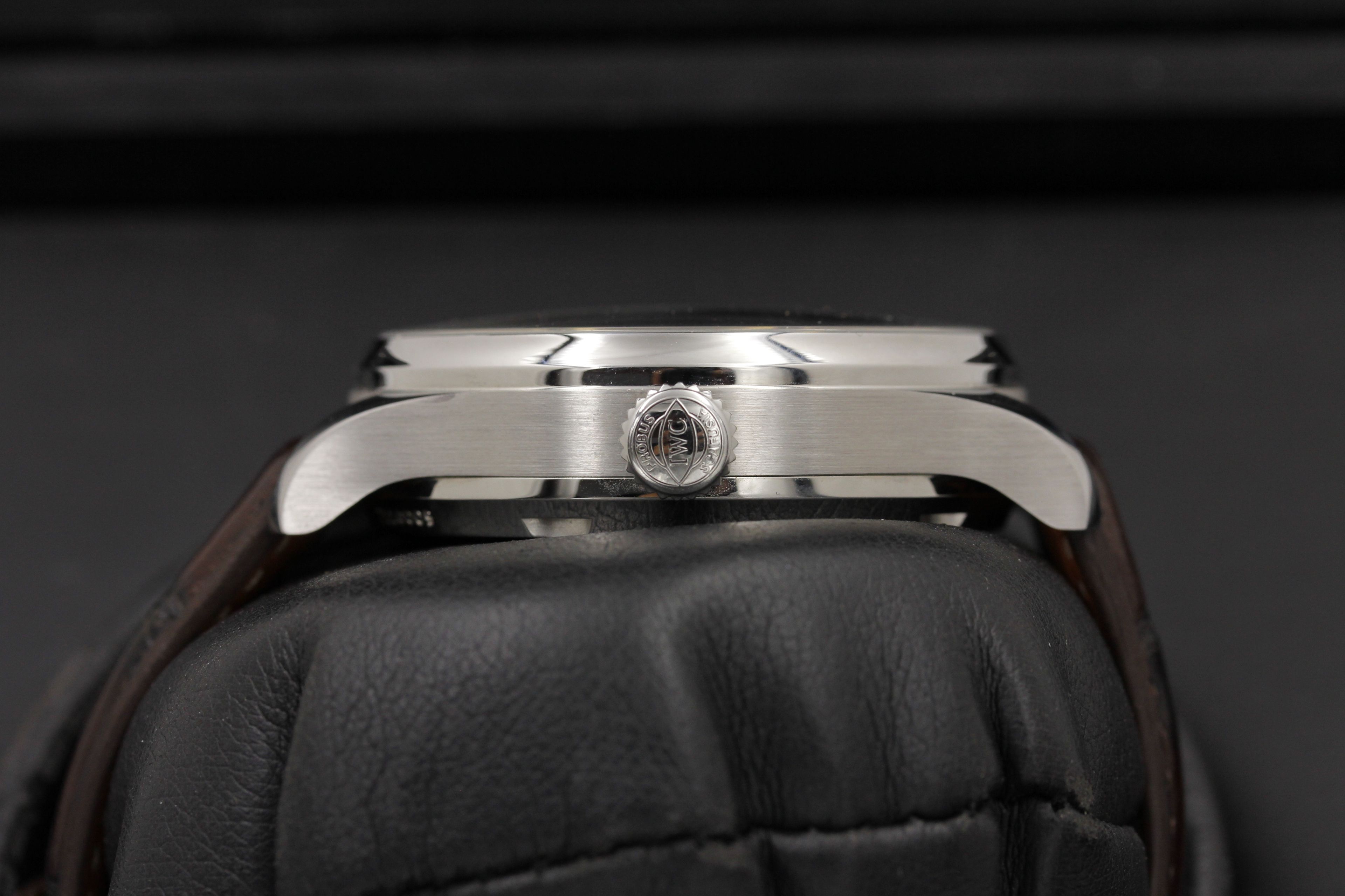 FSOT: IWC Portugueser - IW 500705 - Silver w. Blue Dial - 2018 - LIKE ...